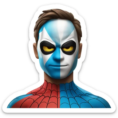 Argentina flag on Spider-Man body sticker