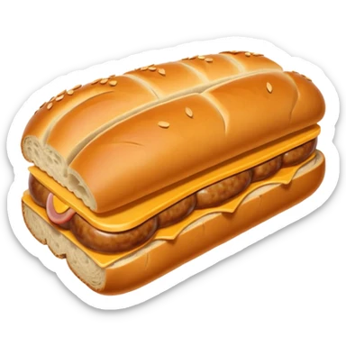 bread for sausage no sausage in it sticker