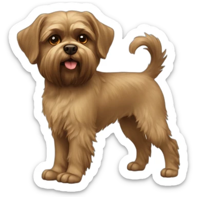 brussell griffon dog sticker