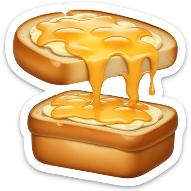 bread with cheese sticker