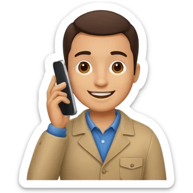 CHICO HABLANDO POR CELULAR sticker