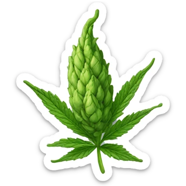 cbd bud  sticker