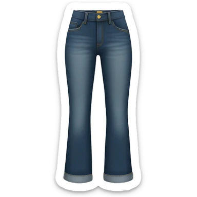 Bootcut jeans sticker