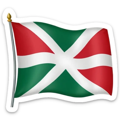 Bandera país vasco sticker