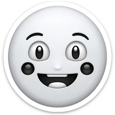 the classic fast forward emoji ⏩  in black and white sticker