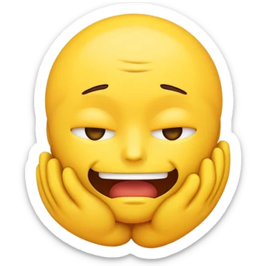 Strangling emoji sticker