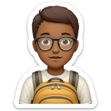 City Backpack Student sticker