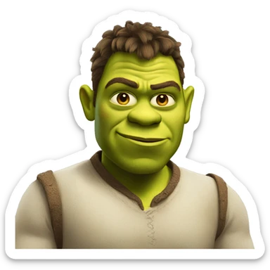 baddie hot shrek  sticker
