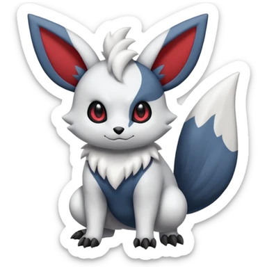 Zangoose-Minccino-Absol-Pachirisu-fusion sticker