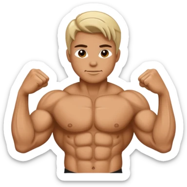 muscle sticker