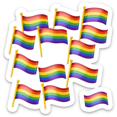 all the gay flags sticker
