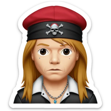 Axl rose  sticker
