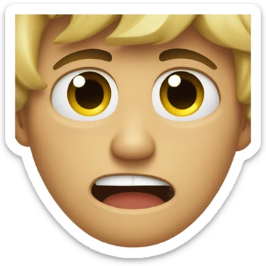 Angry/ jealous crying sticker