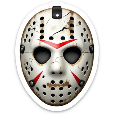 jason voorhees mask sticker