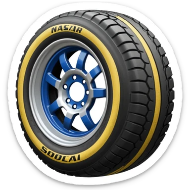 nascar tire sticker