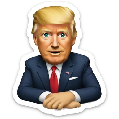 President trump sticker