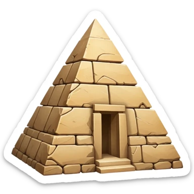 Pyramide sticker