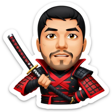 Daring Samurai sticker