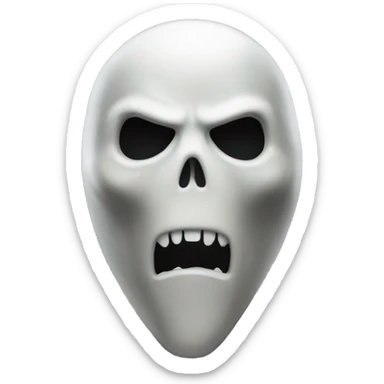 Ghost from call of duty sticker