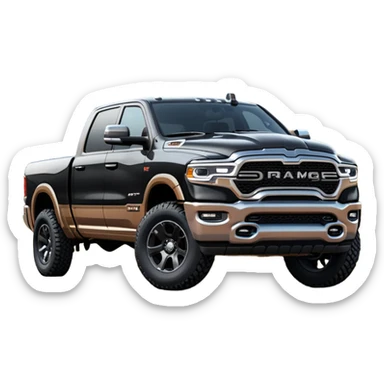 2020 Dodge Ram Ourdoorsman Black sticker