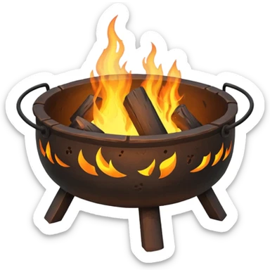 Forge Fire Pit in blacksmith item sticker