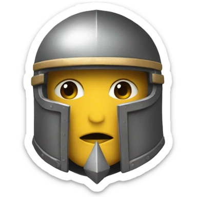 Armadura de Gerrero Espartano sticker