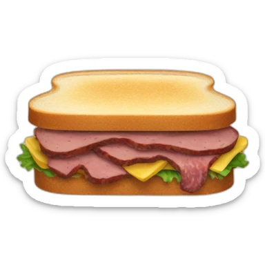 pastrami sandwich sticker