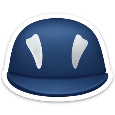 Darl blue hat sticker