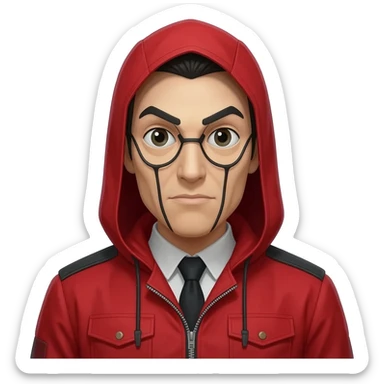 Money heist sticker