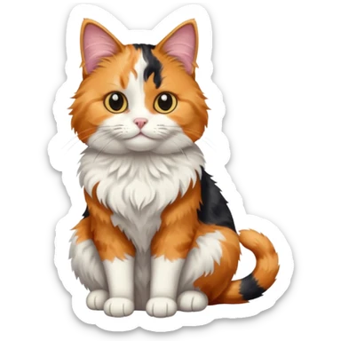 Calico chat drawing sticker