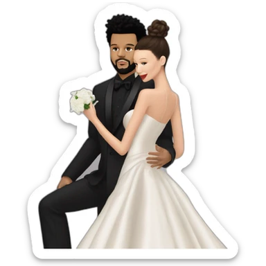 the weeknd marrying bella hadid sticker