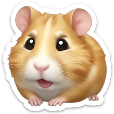 Hamster qui fait un clin d’œil sticker