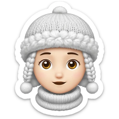 snow beret object sticker