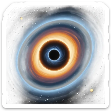 Gargantua in interstaller movie sticker