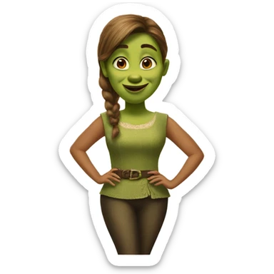 Fiona from Shrek sticker
