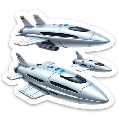 ships in space sticker