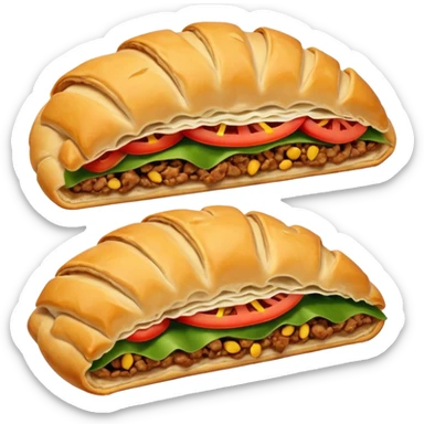 meat pasty sticker