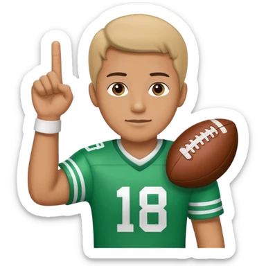 watching football game sticker