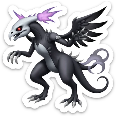 Duskull-Darkrai-Palkia-Fakémon-fusion (full body) sticker