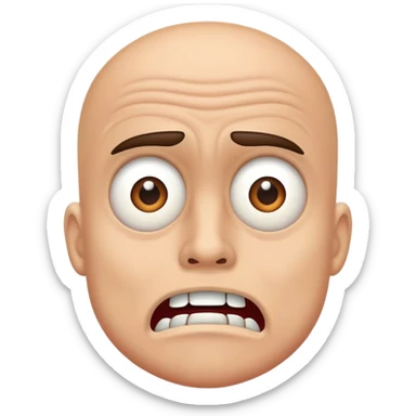 caballero asustado sticker