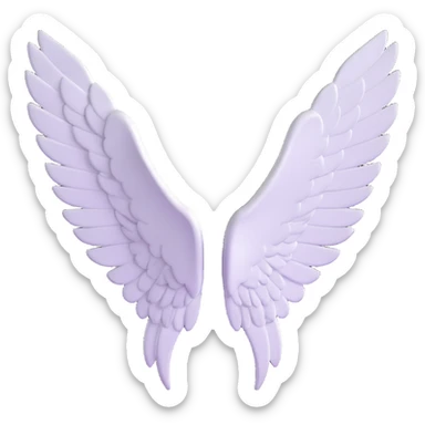 Angel wings sticker