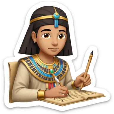 escriba egipcio sticker