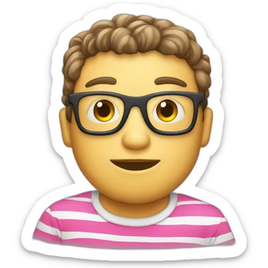 t-shirt rayé sticker