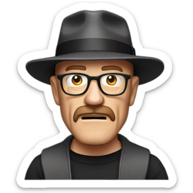 surprised heisenberg emoji sticker