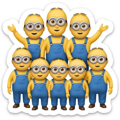 gru minions sticker