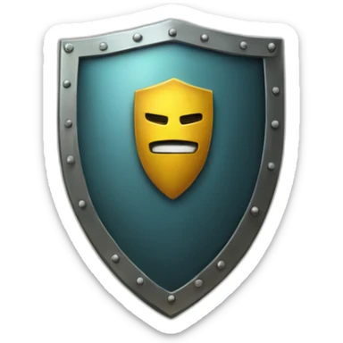 shield agains trolls sticker