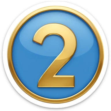 Create an emoji for squad number 2.
This is the best squad, with the most performance, power and knowledge

Make it like an iphone emoji
I want an emoji style to it sticker