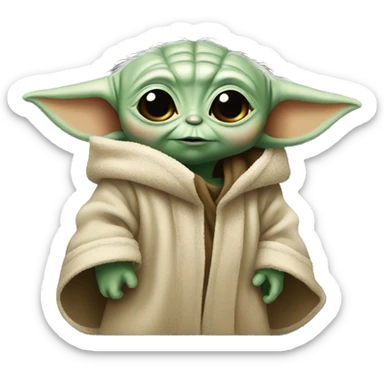 baby yoda sticker