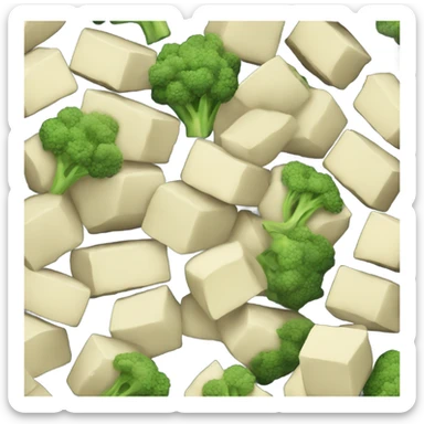 tofu brokkoli sticker
