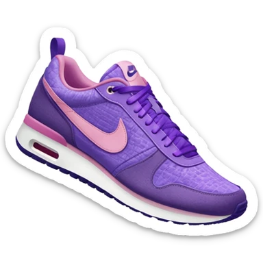 Nike purple and pink trainers sticker